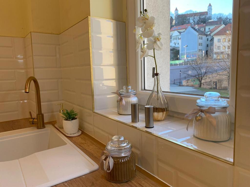 New Oldtown Apartment Near St Martin Cathedral, Ac, Balcony 布拉迪斯拉发 外观 照片